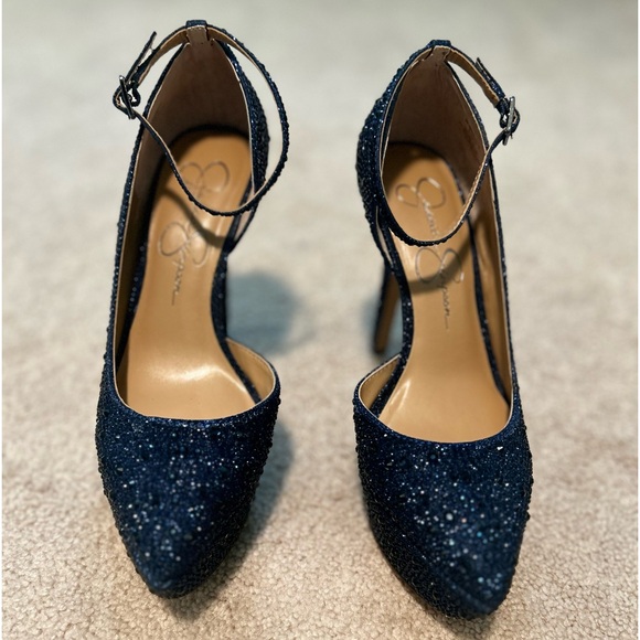 Jessica Simpson rhinestone heels - Picture 2 of 6